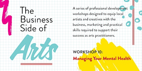 Image principale de The Business Side of Arts: Managing Your Mental Health