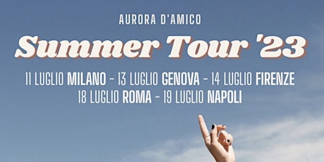 Imagen principal de AURORA D'AMICO SUMMER TOUR 23 •  Ostello Bello Roma Colosseo