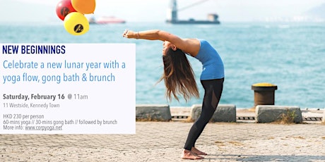 Celebrate a new lunar year with a yoga flow, gong bath & brunch primary image