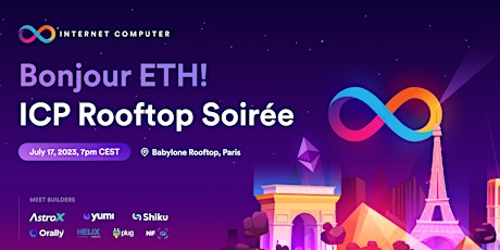 Immagine principale di Bonjour ETH! ICP Rooftop Soirée 