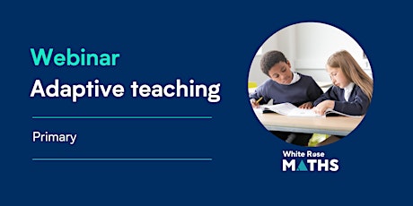 Maths: Adaptive teaching strategies - 2 part webinar primary image