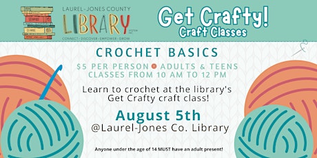 Imagem principal do evento Get Crafty: Crochet Basics