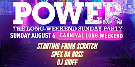 POWER - LONG WEEKEND SUNDAY PARTY (Caribana  Edition) primary image