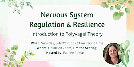 Nervous System Regulation & Resilience: Introduction to Polyvagal Theory primary image