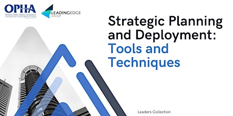 Strategic Planning and Deployment: Tools and Techniques  primärbild