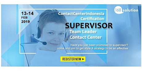 [Paid Training] Contact Center Indonesia Certification Supervisor/Team Leader Contact Center primary image