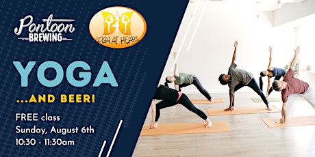 Imagen principal de Yoga and Beer at Pontoon Brewing (Hosted by Yoga at Heart)