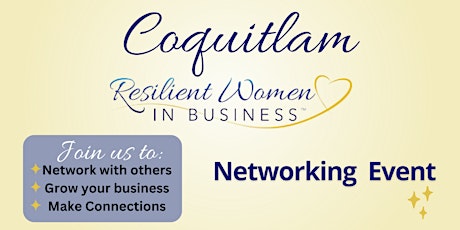 Hauptbild für Coquitlam Women In Business Networking Event