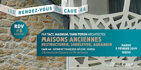 Image principale de RDV du CAUE#8 Maisons anciennes : restructurer, surélever, agrandir