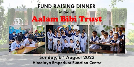 Aalam Bibi Trust Sydney Fundraising Dinner primary image