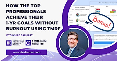 Imagem principal do evento How Top Professionals Achieve Their 1-Year Goals Without Burnout Using TMRF
