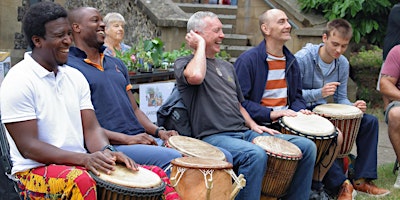 Primaire afbeelding van African drumming circle