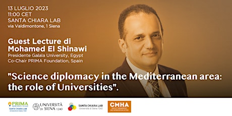 Immagine principale di Diplomazia scientifica nel Mediterraneo: guest lecture del prof. El-Shinawi 