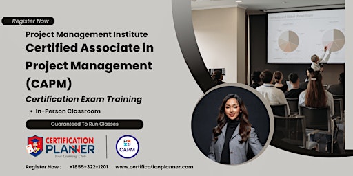 CAPM Certification In-Person Training in New York City, NY primary image