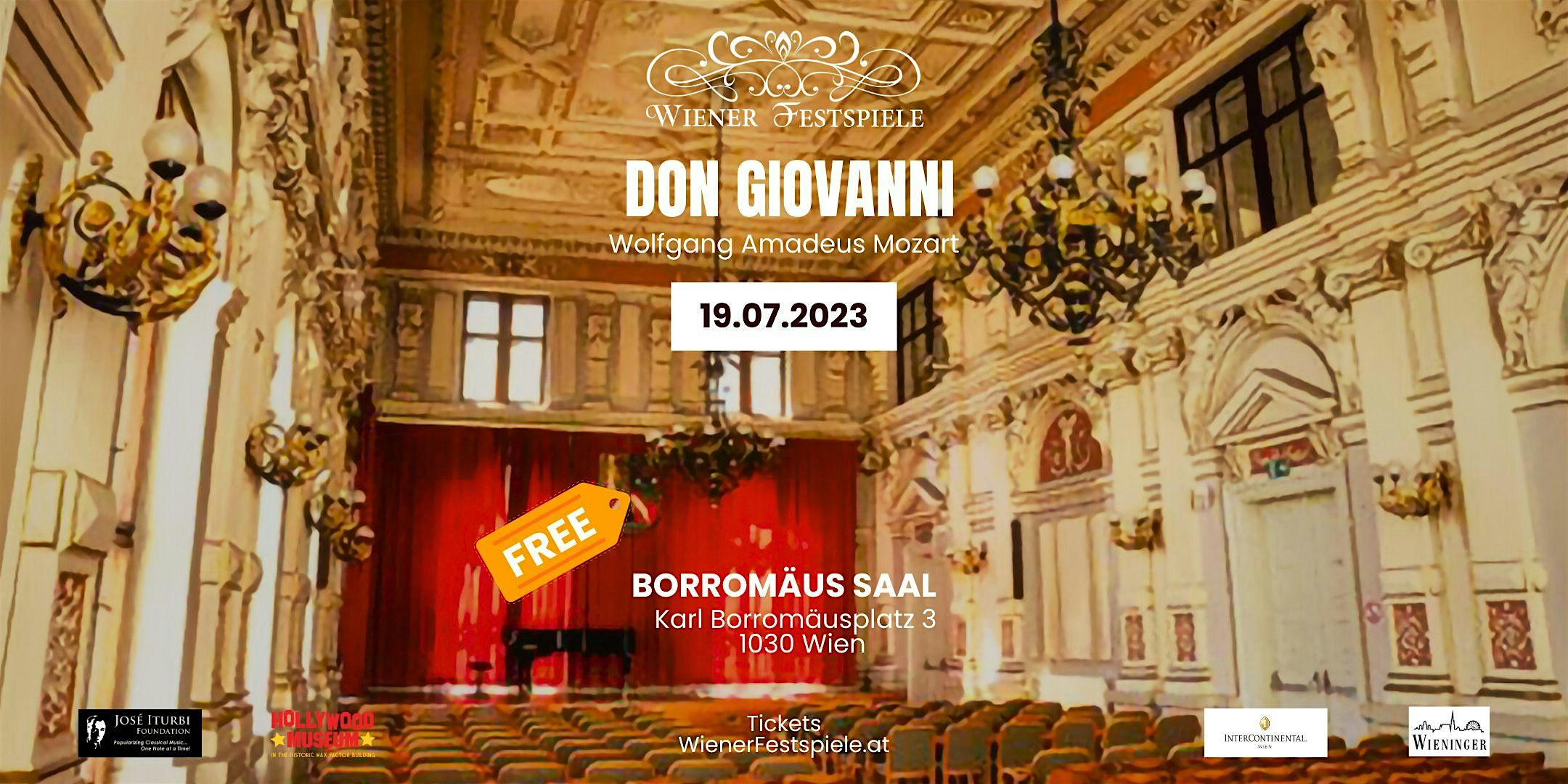 Don Giovanni by Mozart (FREE ENTRY)