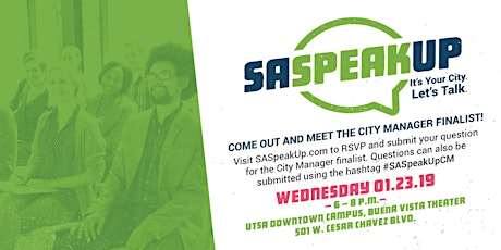 SASpeakUp: It's Your City Manager. Let's Talk. primary image