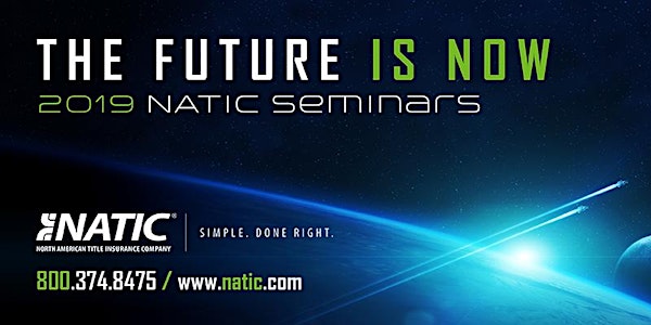 2019 THE FUTURE IS NOW: Beltway Agent Seminar