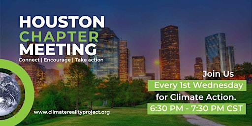 Image principale de Climate Reality Project - Houston Chapter Meeting