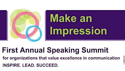 First Annual Speaking Summit (May 8th) primary image