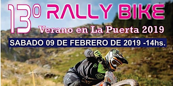 13º Rally Bike “VERANO EN LA PUERTA 2019”