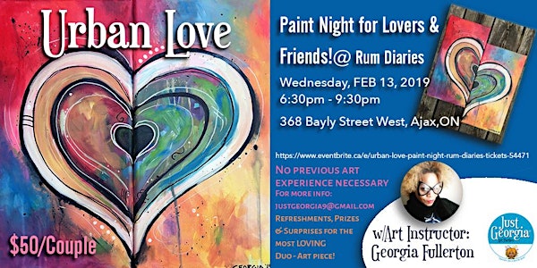 Urban Love Paint Night @ Rum Diaries