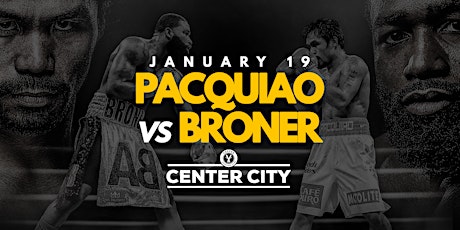Pacquiao v. Broner Fight @ Vesper Sporting Club - Center City primary image