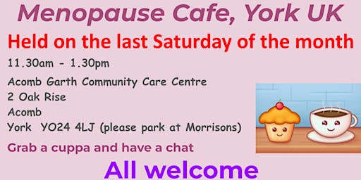 Menopause Cafe, York UK  primärbild