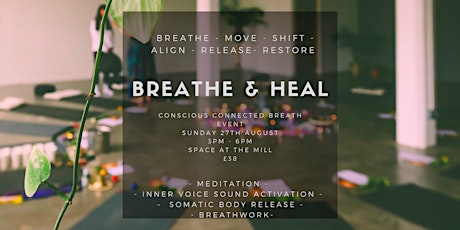 Imagen principal de Breathe & Heal - Conscious Breathwork Event with Craig Seaton