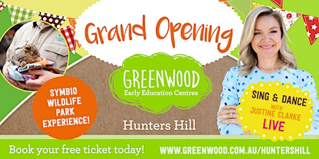 Meet Justine Clarke at Greenwood Hunters Hill's Grand Open Day! primary image
