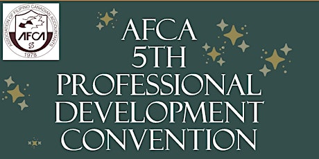 AFCA 5th Professional Development Convention primary image