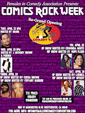 FEMALES IN COMEDY ASSOCIATION PRESENT COMICS ROCK WEEK primary image