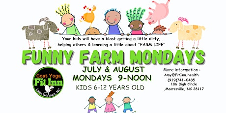 FUNNY FARM MONDAYS   Little farmers camp primary image