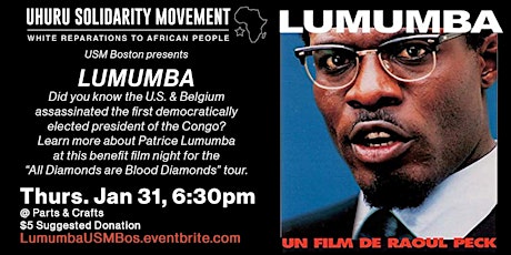 Screening of "Lumumba" - Benefit for All Diamonds are Blood Diamonds tour