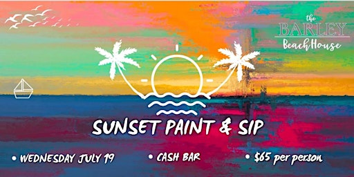 Sunset Sip & Paint primary image
