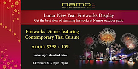 Chinese New Year Fireworks Dinner with Stunning View at Namo  primary image