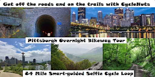 Pittsburgh Area Bikeway Loop. Scenic Smart-guided Day or Overnight Tour. primary image