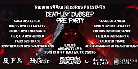 Death by Dubstep PREPARTY primary image