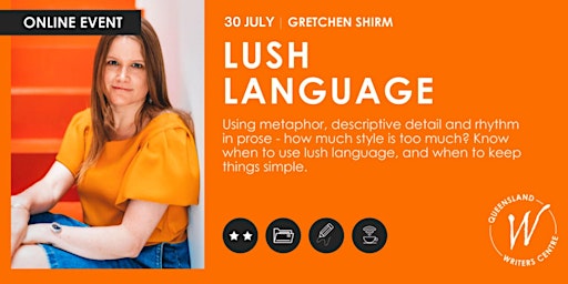 Immagine principale di Online Workshop: Lush language with Gretchen Shirm 