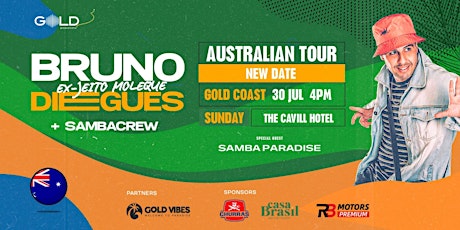 Bruno Diegues - Gold Coast -Australia Tour primary image