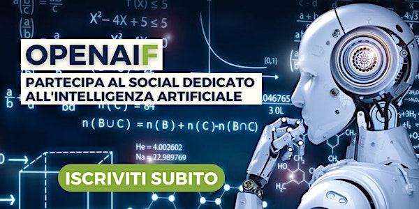 Partecipa a #openAIF, il social dedicato all'IA