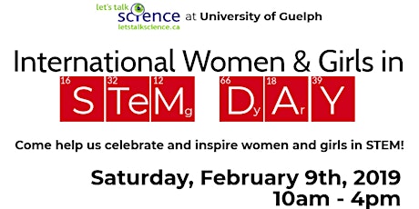 Celebration of Women & Girls in STEM with Let's Talk Science primary image