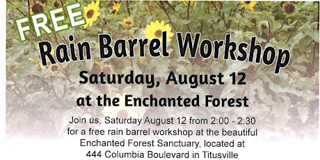 Rain Barrel Workshop at the Enchanted Forrest in Titusville primary image