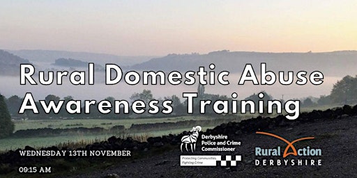 Imagen principal de Rural Domestic Abuse Awareness Training - Non Derbyshire residents