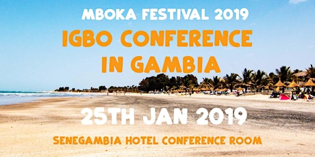 Mboka Festival 2019 Gambia - International Igbo Conference pop-up primary image