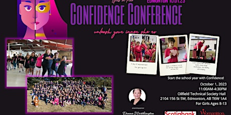 Imagem principal do evento 2023 Girls on Fire Confidence Conference - Edmonton