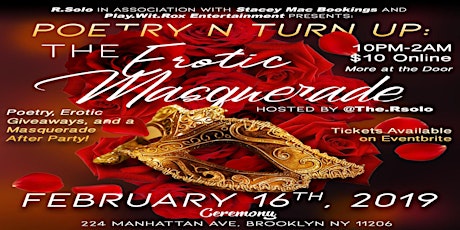 Poetry N Turn Up: The Erotic Masquerade (No Refunds Day Of Event) primary image