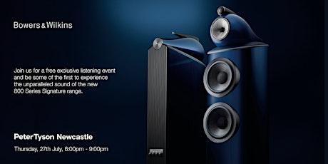Bowers & Wilkins 800 Series Signature Exclusive Listening Evening primary image