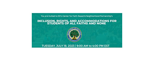 Free to Learn: Inclusion & Accommodations for Students of All Faiths & None