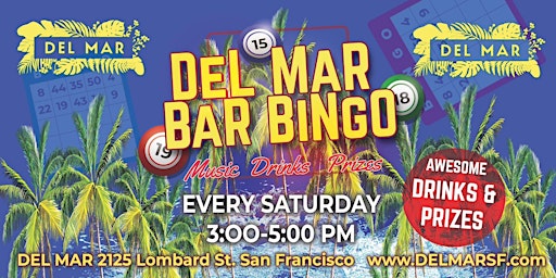 Imagem principal do evento Bar Bingo @ Del Mar SF