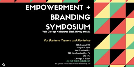 Empowerment And Branding Symposium, Yelp Chicago Celebrates Black History Month  primary image